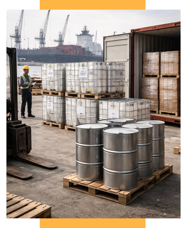 Доставка химического сырья из Индии от 253750 р. | СетСервис-Бнн