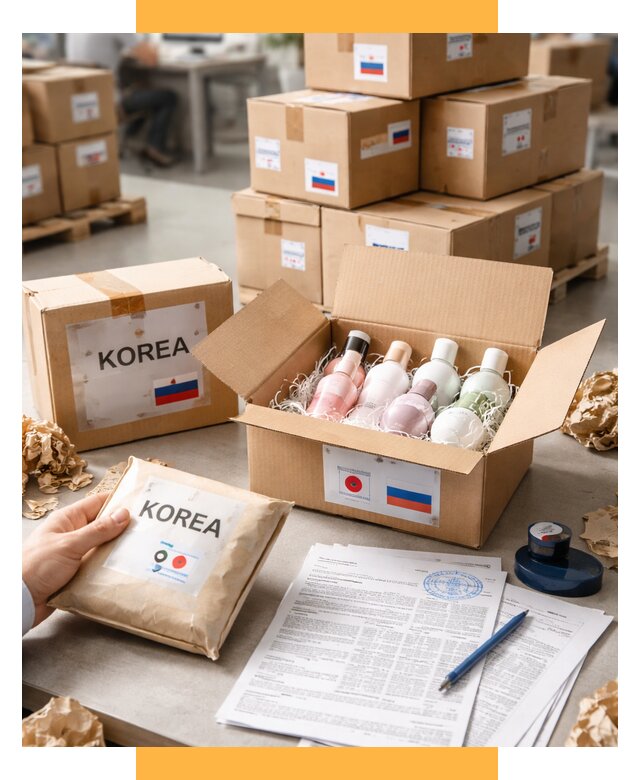 Доставка косметики из Кореи от 8628 р. под ключ | СетСервис-Бнн