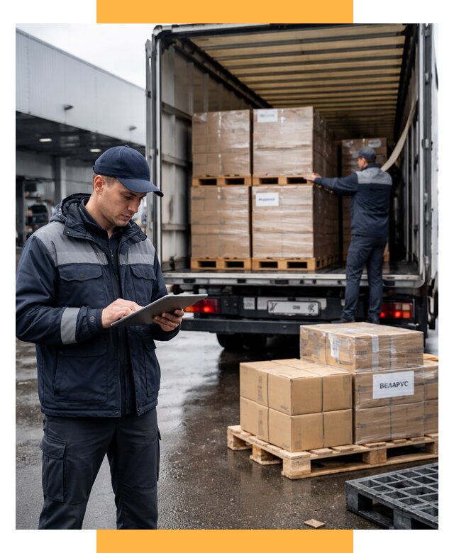 Доставка грузов из Беларуси от 15225 р. логистика СетСервис-Бнн