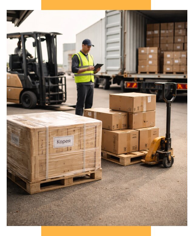 Доставка грузов в Корею из России от 35525 р. | СетСервис-Бнн